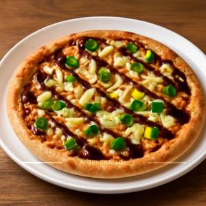 Barbeque pizza
