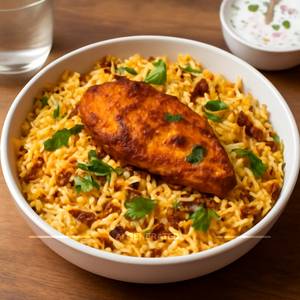 Fish biryani