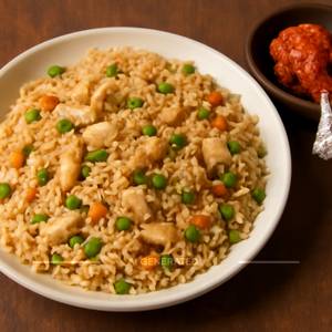 1 Chicken Fried Rice + 1 Chicken Lollipop