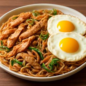 Chicken Double Egg Noodles
