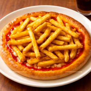 French Fries Pizza