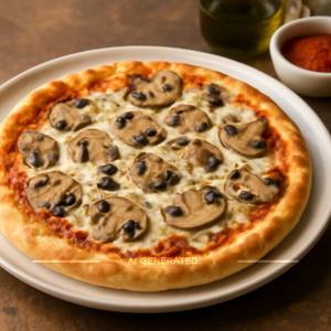 Mushroom pizza