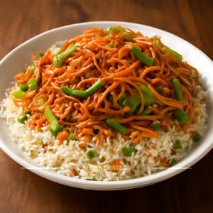 Veg Triple Schezwan Noodles