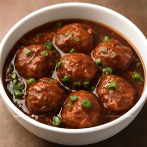 Veg manchurian dry or gravy [8 pieces]