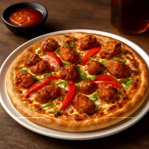 Schezwan Chicken Pizza
