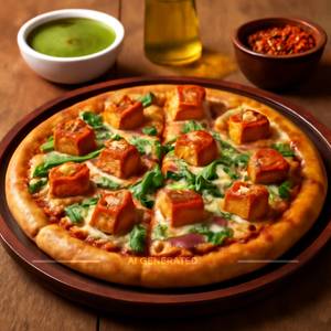 Tandoori Paneer Tikka Pizza