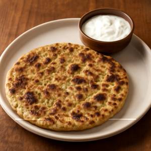 Aloo Paratha with Curd