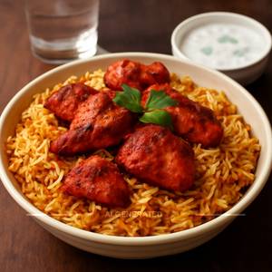 Chicken tikka biryani