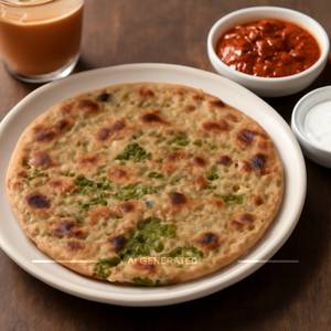 Matar paratha