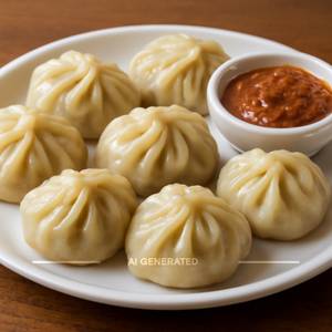 Veg steamed momos
