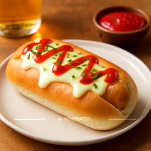 Veg Cheese Hot Dog