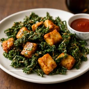 Crispy Spinach Paneer