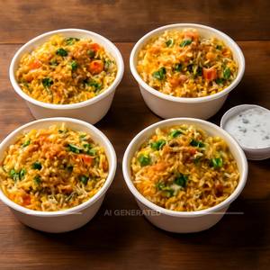 Veg Hyderabadi Biryani( Pack Of 4)