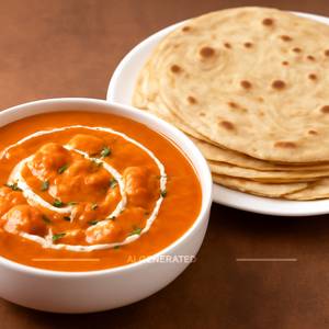 Butter Paneer Masala with 4 Roti