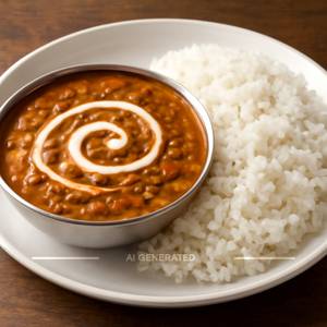 Dal Makhani With Rice