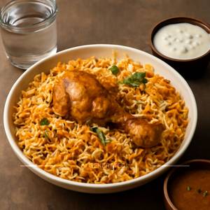 Hyderabadi chicken biryani