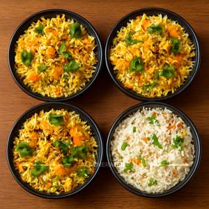 Vegetable Biryani with Raita (Pack of 4)                  