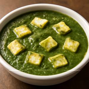 Jain Palak Paneer