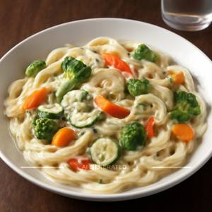 Veg Alfredo White Sauce Pasta
