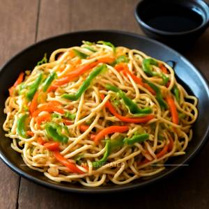 Veg hakka noodles