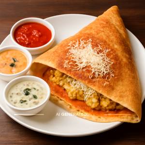 Schezwan Cheese Masala Dosa               