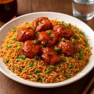 Chicken Manchurian Fried Rice