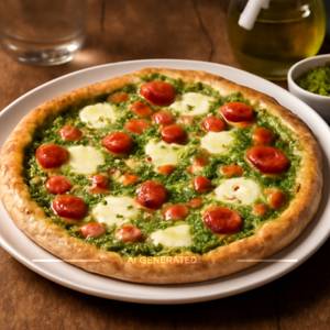 Pesto Siciliana Thin Crust Pizza [6 Inches,12 Inches]