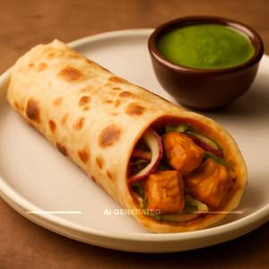 Masala Paneer Roll 
