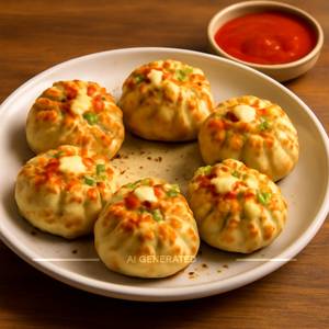 Paneer Pizza Momos