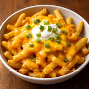 Cheesy loaded fries