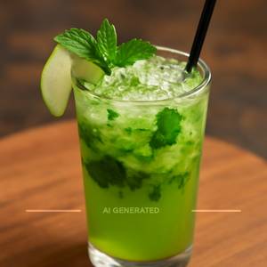 Green apple mojito