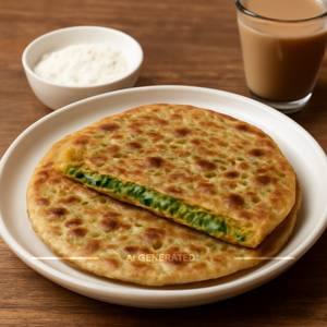 Matar paratha