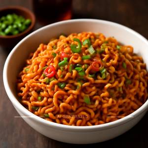Spicy schezwan maggie
