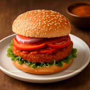 Schezwan Burger