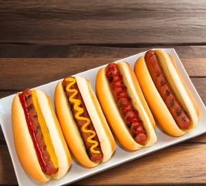 Hot Dog Buns 16 Pieces, 400 grams)