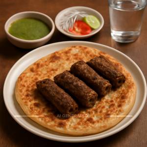 Mutton kabab paratha 1palet