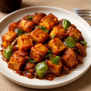 Jain Chilli Paneer