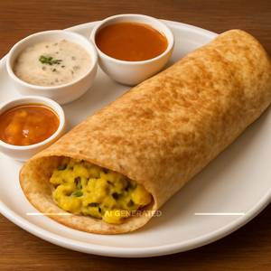 Onion Masala Dosa