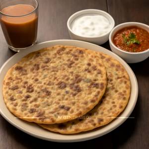 Onion Paratha Combo