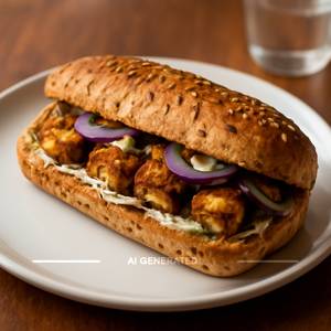 Shawarma Paneer Sandwich