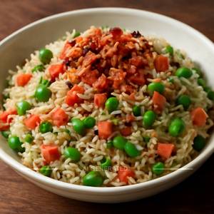 Veg burnt garlic rice