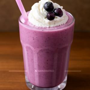 Blackcurrant milkshake