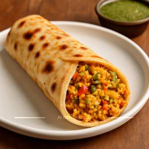Paneer Bhurji Roll