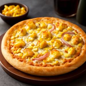 Cheese corn pizza 