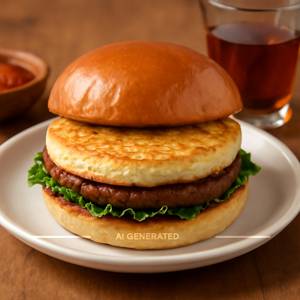 Egg burger