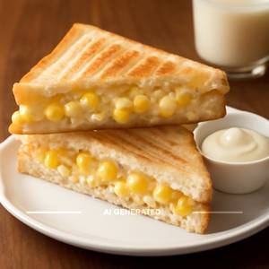 Corn And Mayo Sandwich