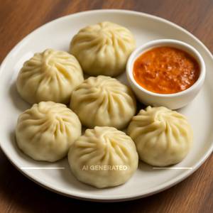 Steamed Momos(6 Pieces)