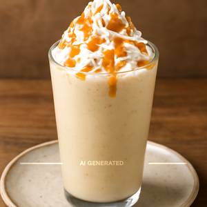 Butterscotch milkshake