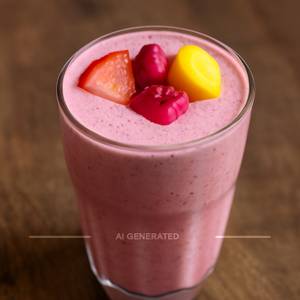 Mix fruit crush shake