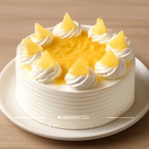 Pineapple Cake Half Kg     